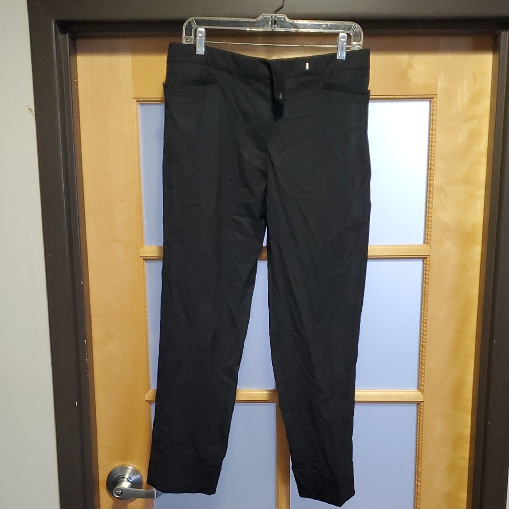 Simone Rocha Sz UK 12 Black Chinos Classic Straight-Leg